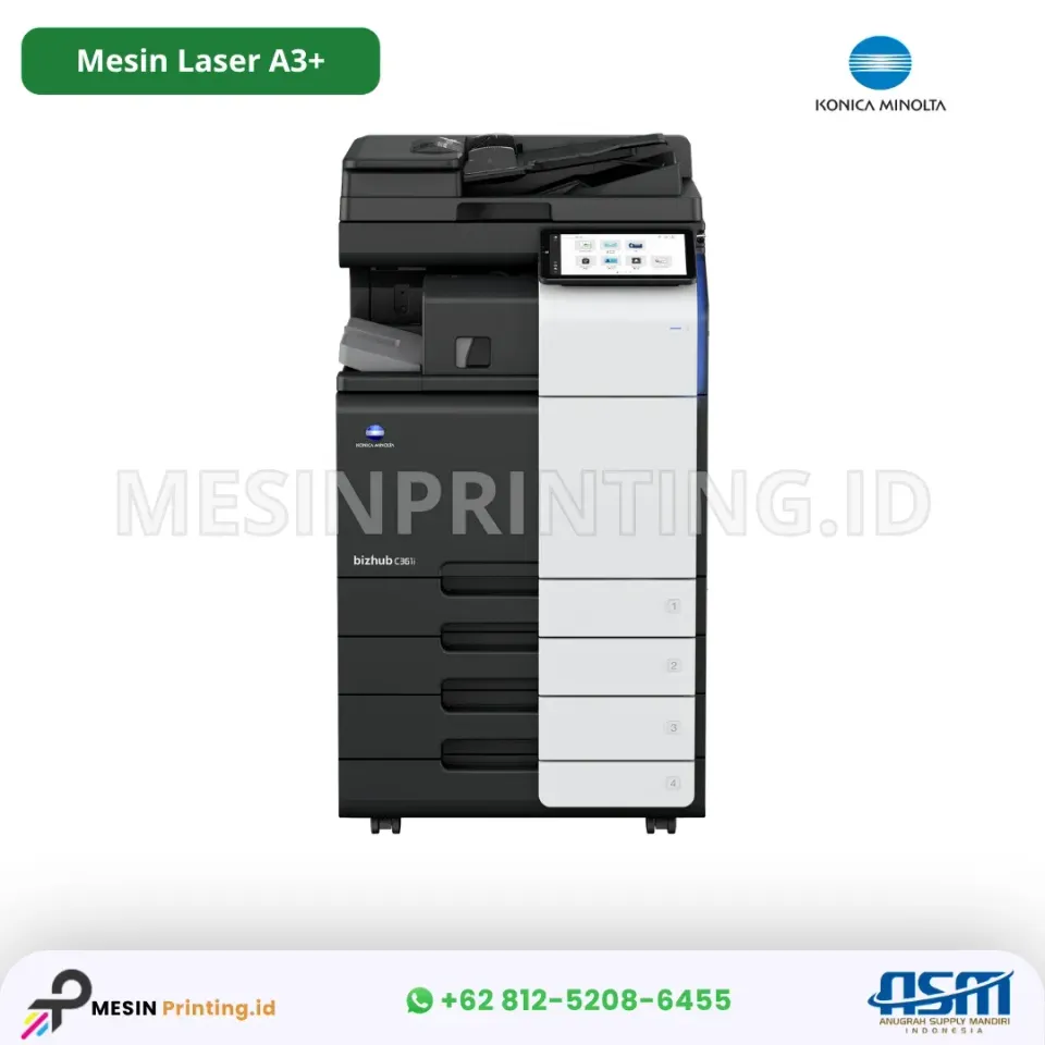 Mesin laser Toner A3+ Konica Minolta C361i