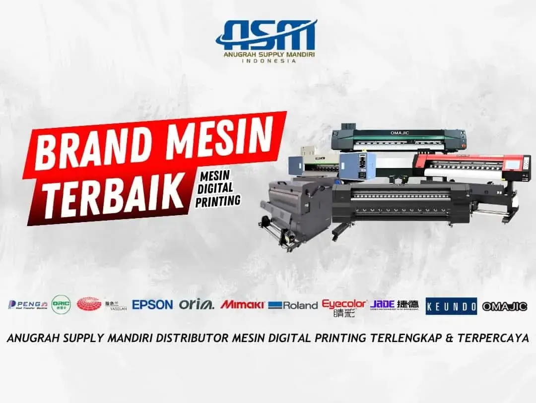 Distributor Mesin Digital Printing No. 1 di Indonesia