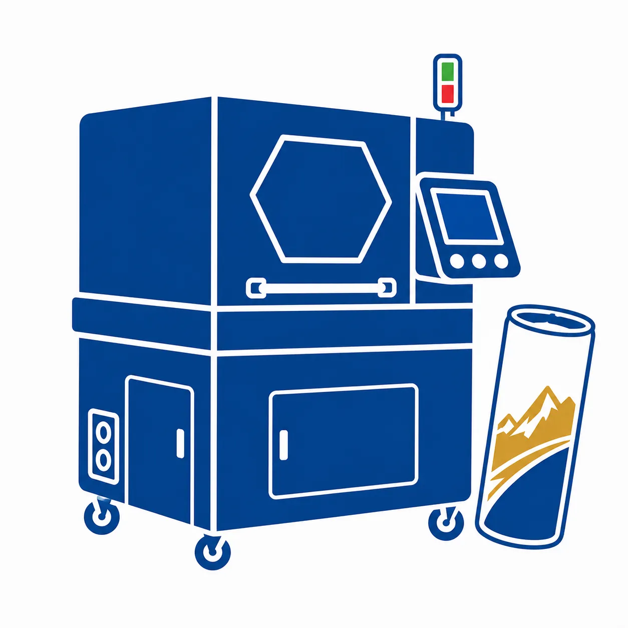 Mesin UV Cylinder