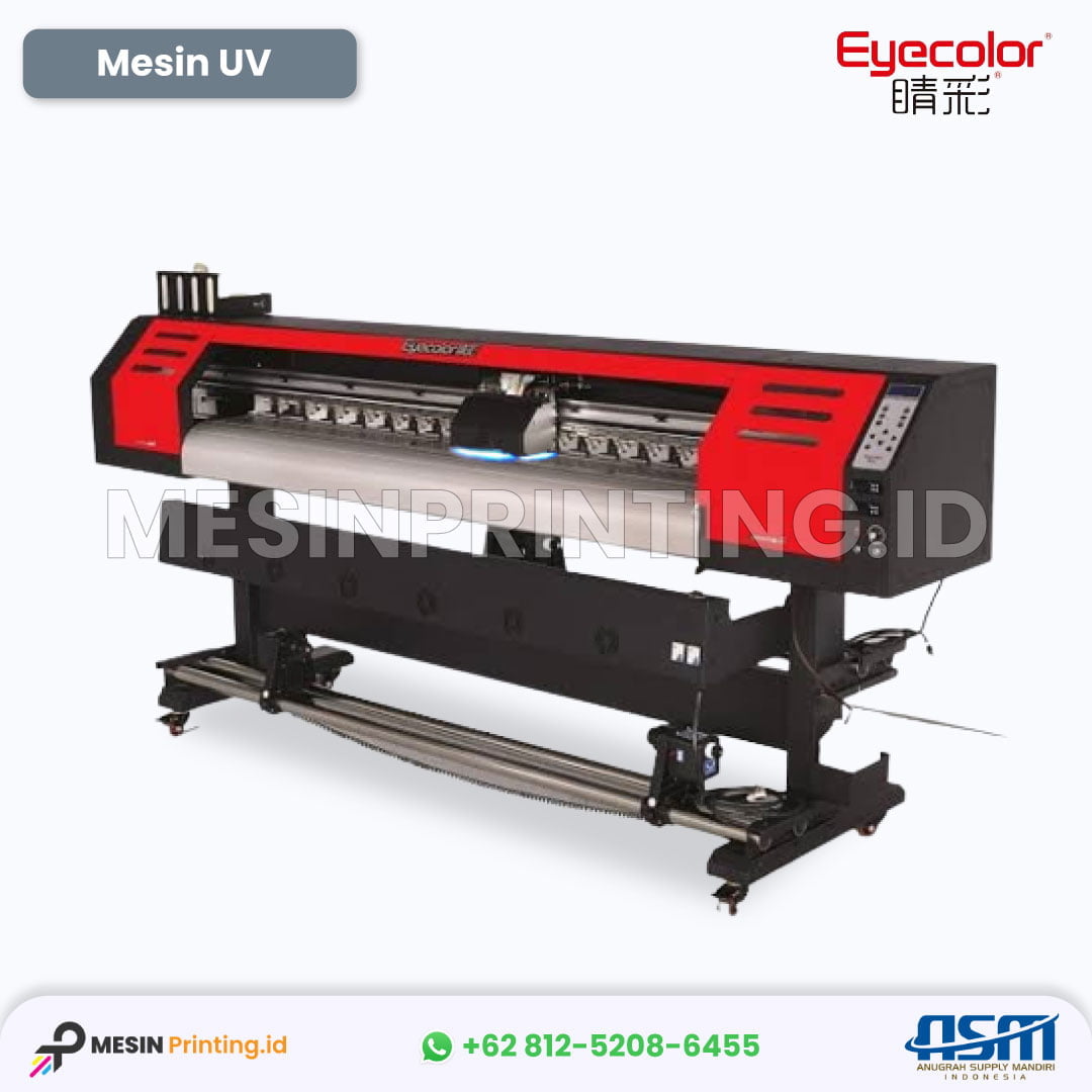 Mesin Uv Led Roll Printer Eyecolor Jc 2000uv Mesin Printing